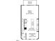 Floor plan displaying Gathering room, deck, kitchen, pantry, breakfast nook and powder room at 2808 Kempthorne Rd # 61, Cary, NC 27519