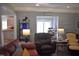 Open-concept living room with recessed lighting and seamless transitions to other spaces at 408 Greenfern Ct, Burlington, NC 27215