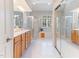Spacious bathroom with double vanity, soaking tub and glass enclosed shower at 4305 Heathgate Ln, Raleigh, NC 27613