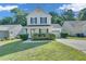 Charming two-story home with black shutters and a well-manicured lawn at 5617 Tealbrook Dr, Raleigh, NC 27610