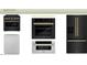 ZLine Autograph Series appliances featuring oven, fridge, microwave, and dishwasher at 5841 Carriage Gate Dr, Raleigh, NC 27603