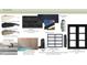Selection of exterior finishes with black gutters, black trim and metal roof at 5841 Carriage Gate Dr, Raleigh, NC 27603