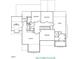 Second floor plan featuring bedrooms, media room, recreational room and storage spaces at 5841 Carriage Gate Dr, Raleigh, NC 27603