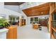 Large home office features built-in shelving and plenty of natural light at 6 Womble Cir, Durham, NC 27705