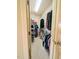 Walk-in closet with shelving, hanging rods and ample storage space at 70 Dexterfield Dr, Fuquay Varina, NC 27526