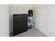 Spacious walk-in closet features sturdy wire shelving, gray carpet, and a stylish black dresser at 772 Mirkwood Ave, Apex, NC 27523