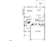 First floor plan featuring a 2-bay garage, laundry room, kitchen, and Gathering room at 88 Willow Cameron Way, Angier, NC 27501