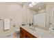 Full bathroom with single sink, and tile flooring at 101 Cardiff Pl, Chapel Hill, NC 27516