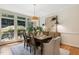 Charming dining room with hardwood floors, natural light, and elegant décor at 101 Cardiff Pl, Chapel Hill, NC 27516