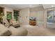 Comfortable living area with neutral tones, perfect for relaxation and entertaining guests at 101 Cardiff Pl, Chapel Hill, NC 27516