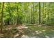 Serene outdoor space with benches, surrounded by tall trees offering a peaceful retreat at 101 Cardiff Pl, Chapel Hill, NC 27516