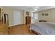 Comfortable bedroom with natural light and wooden furnishings at 1123 Poplar Forest Ln, Pittsboro, NC 27312