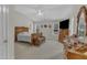 Spacious main bedroom with high ceilings and ample natural light at 12227 Orchardgrass Ln, Raleigh, NC 27614