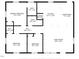 Detailed floor plan showcasing the layout of the house, including bedrooms, bathrooms, and living spaces at 1225 Gay St, Rocky Mount, NC 27804