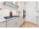 Well-equipped kitchen with stainless steel appliances, gas cooktop, and granite countertops at 1625 Plover Cir, Fuquay Varina, NC 27526