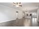 Open living space combines living room, dining area, and kitchen at 212 Sea Trail St, Hillsborough, NC 27278