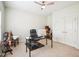 Well-lit office space with a modern desk and two large monitors at 214 Ashdown Forest Ln, Cary, NC 27519