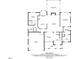Detailed floor plan of the first floor showcasing the layout, room dimensions, and flow of the living spaces at 218 Kinvara Ct, Wake Forest, NC 27587