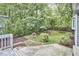 A lovely backyard featuring a deck, patio, and verdant foliage at 2334 Dawn Trl, Durham, NC 27712