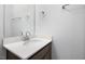 Bathroom with updated vanity and modern sink at 2769 Cassius Dr, Apex, NC 27502