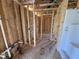 Bathroom framing with visible plumbing, framing and tub for a customized design at 29 Chloe Ct, Selma, NC 27576
