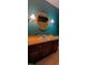 Bathroom with yellow countertops and vintage lighting at 3300 Barnsley Ln, Raleigh, NC 27604