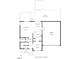 Detailed first floor plan with kitchen, office, Gathering room, dining area, garage and deck measurements at 40 Otter Ct, Youngsville, NC 27596