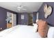 Spacious bedroom with ceiling fan and ample natural light at 404 Denton St, Durham, NC 27713