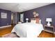 Spacious primary bedroom with decorative wall art at 404 Denton St, Durham, NC 27713
