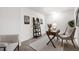 Bright home office space with ladder shelf and neutral decor at 407 Gooseneck Dr # B1, Cary, NC 27513
