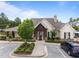 Exterior of clubhouse with beautiful landscaping at 4124 Sykes St, Cary, NC 27519