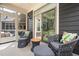 Outdoor patio with comfortable seating, ideal for relaxing and enjoying the fresh air at 428 Crayton Oak Dr, Cary, NC 27519