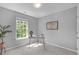 This bedroom makes a great office and has a large window providing great natural light at 6004 Solitude Way, Durham, NC 27713
