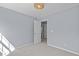 This bedroom has a neutral color palette and a light and airy feel at 6004 Solitude Way, Durham, NC 27713