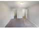 Neutral bedroom featuring two entry ways at 6701 Winding Arch Dr, Durham, NC 27713