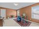 Bonus room with carpet and a colorful musical insturment display on a rug at 705 Harkness Cir, Durham, NC 27705