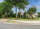 Exterior shot of a home with professional landscaping and mature trees at 7646 Winners Edge St, Raleigh, NC 27617