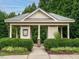 Community gazebo entrance surrounded by hedges at 7646 Winners Edge St, Raleigh, NC 27617