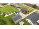 Aerial view featuring the home, backyard, surrounding landscape, and neighborhood at 9964 N Chestnut St, Middlesex, NC 27557