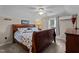 Comfortable bedroom featuring a large bed, neutral walls, and plenty of natural light at 9964 N Chestnut St, Middlesex, NC 27557
