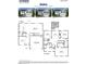 Detailed floor plan showcasing the layout of a two-story home with clearly labeled rooms and dimensions at 100 Reagan Crest Dr, Clayton, NC 27520