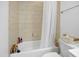 Bathroom featuring a shower and tub combination at 10909 Grand Journey Ave, Raleigh, NC 27614