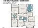 Second floor floorplan featuring an open primary bedroom, walk in closet, and bathroom at 1138 Bexley Hills Bnd, Apex, NC 27502