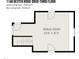 Floor plan illustrates layout of the third floor bonus room at 1148 Dexter Ridge Dr, Holly Springs, NC 27540