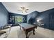 Entertainment room showcasing a billiards table, custom built-ins, and recessed lighting at 1325 Mackinaw Dr, Wake Forest, NC 27587