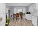 Bright breakfast nook with bay window, offering a cozy dining space and lots of light at 1516 Greys Mill Rd, Rocky Mount, NC 27804