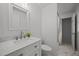 Bathroom showcasing marble countertop, modern fixtures and ample storage space at 1713 Elder Ct, Burlington, NC 27215