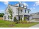 Beautiful two-story home with a covered porch and lush green lawn, perfect for outdoor enjoyment at 215 Faith Avenue, Sanford, NC 27330
