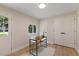 Office with hardwood floors and natural light, a perfect workspace or study area at 308 Greenwood Dr, Durham, NC 27704