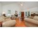 Cozy living room with vaulted ceilings, fireplace, and comfortable seating at 313 Teresa Dr, Rolesville, NC 27571